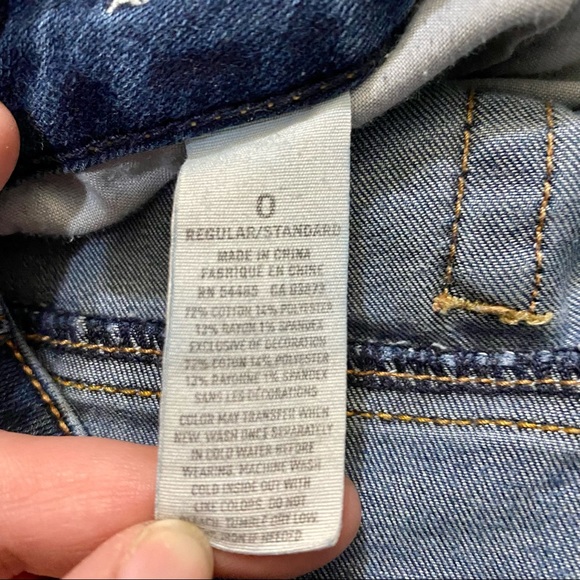 American Eagle Stretch Jeans Artist 0 Regular - Picture 9 of 9